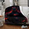 1pc Batman Flannel Throw Blanket - HD Printed Lightweight Soft Warm All-Season Blanket for Sofa, Bed, Travel, Camping 140