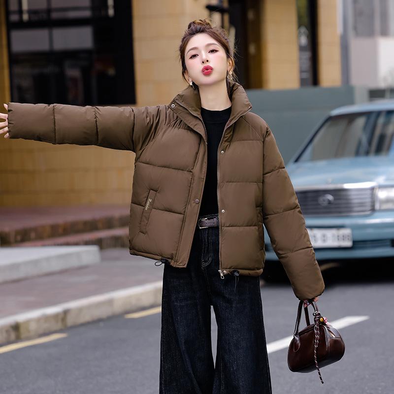 Abbigliamento in Cotone Morbido Taglie Forti per Donna Giacche Imbottite in Cotone Invernali Cappotti Invernali alla Moda da Donna Abbigliamento Spesso in Cotone da Donna Stile Corto
