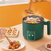 Electric Hot Pot 1.8L Mini Multifunction Electric Noodle Cooker with Handle for Home Dorm Office