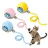 Interactive Cat Ball 3 Modes Automatic Rolling Ball with Rope Fast Charging Cat Safe Self-Entertainment Toy for Cats And Small Dogs