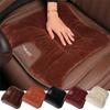 Flannel Car Seat Pad Front Rear Seats Cushion Winter Warm Mat Accessories For Mokka Corsa Meriva Zafira J Car Wheel Hubcap