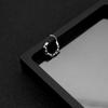 Vintage earrings gender neutral earrings rope buckle personality punk dark wind titanium steel earrings hip hop trend couple