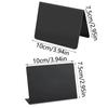 12/15/20/25Pcs with 2pcs White Pen Message Blackboard Signs Mini Chalkboard Tags  Party Supplies