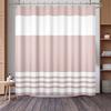 Tende da Doccia a Nido d'Ape Stile Hotel Moderno Fantasia Geometrica a Strisce Decorazione Bagno Tenda da Bagno Impermeabile in Poliestere con Ganci