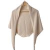 Women Knitted Shawl Wrap Scarf Striped Design Soft Imitation Wool Cashmere Cape Cardigan Shawl Coat Blanket