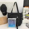 Women's Handbag Color Block Men's Messenger Bag Large Capacity Student Class Shoulder Bag
