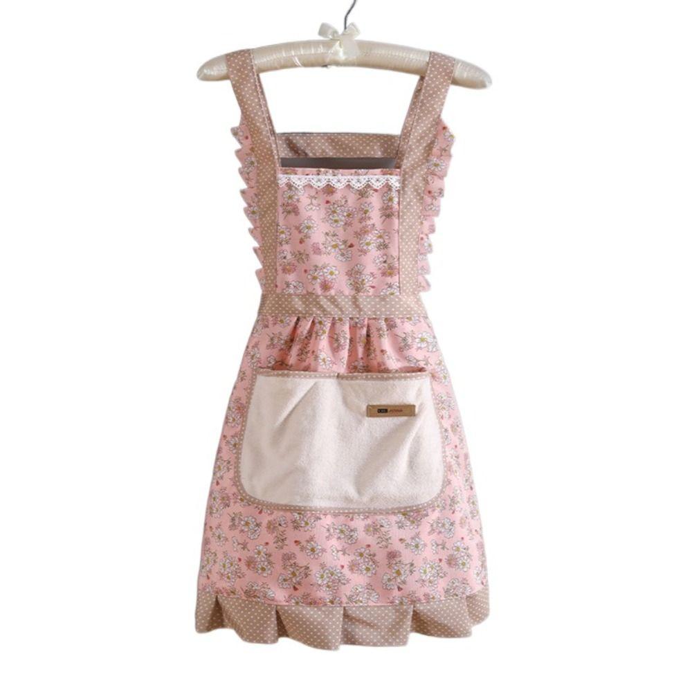 

Adjustable Princess Skirt Apron with Pockets Woman Apron Princess Skirt Cotton Apron Woman/Ladies розовый