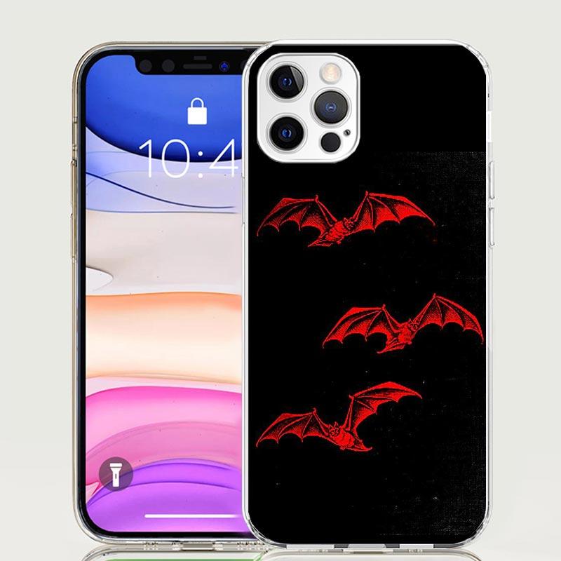 Gothic Vampire Scarlet Art Phone Case for Apple iPhone 17 Air 16 15 Plus 14 + 13 Mini 12 11 Pro Max 7 8 SE 16Max Soft Shell Cove
