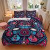 3pcs Guitars Roses Bedding Cover Set, Fashion Classic Popular Print Bedding Set, Soft Comfortable, All Season Use, For Bedroom, Guest Rooma0819128