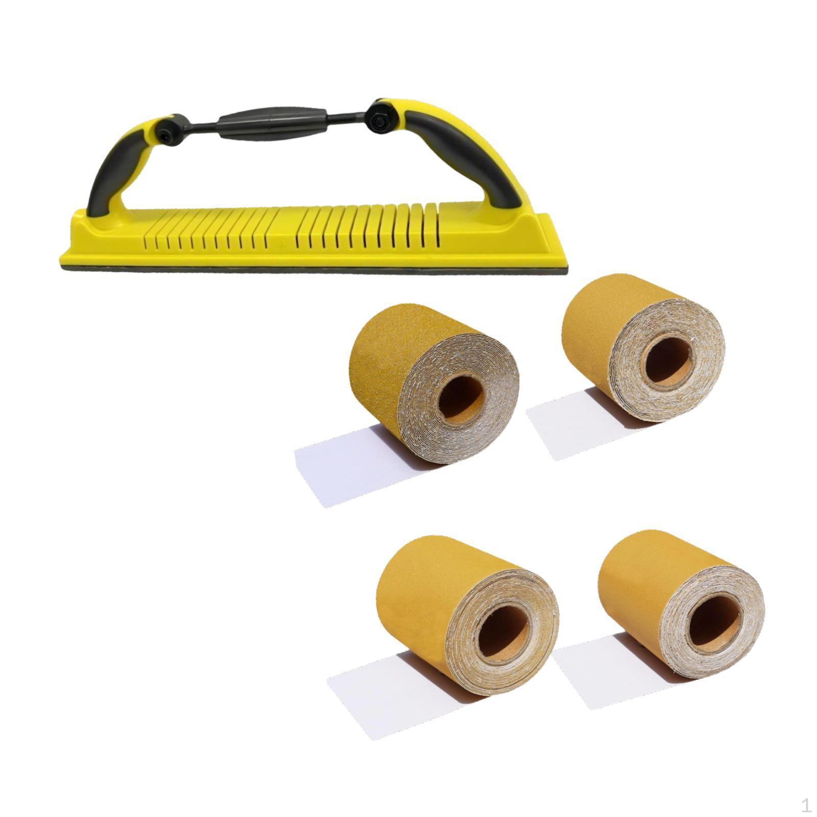 

Hand Sanding File Block,Continuous Roll Kit,Handheld Sander Longboard Sandpaper for Automotive