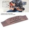 Ponte Acustico in Palissandro Colore Legno Parti per Chitarra Chitarre Acustiche a 12 Corde