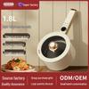 OIDIRE Multifunctionele Elektrische Kookplaat: Compacte Instant Noedel & Koekenpan voor Studentenkamers en Studenten