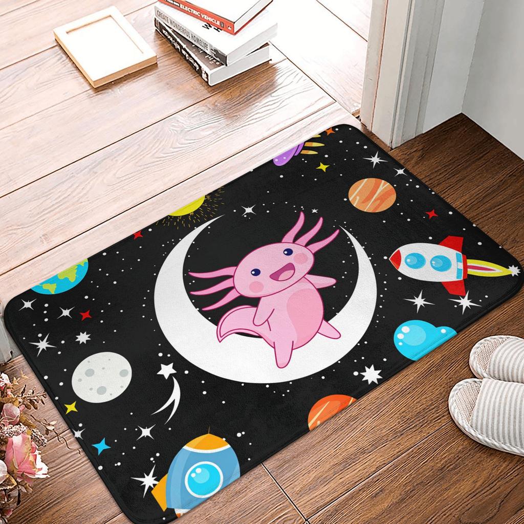 Moon Astronaut Welcome To My Space Doormat Mat Anti-Slip  Bath Kitchen Living Room Rug Carpet 40*60cm