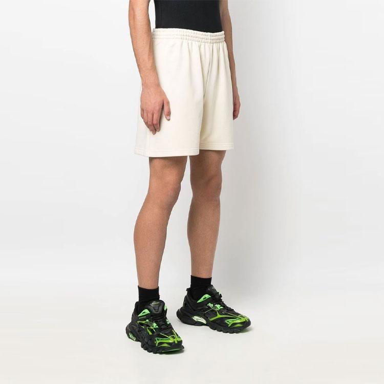 Balenciaga Political Campaign Casual Shorts Regular Fit Men's Ecru 676137TKVI98962