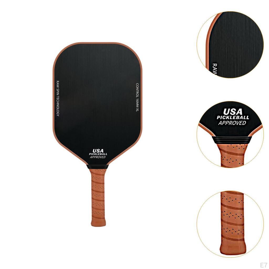 Carbon Fiber Pickleball Racket for Indoor and Outdoor Tournament Accessories Style A