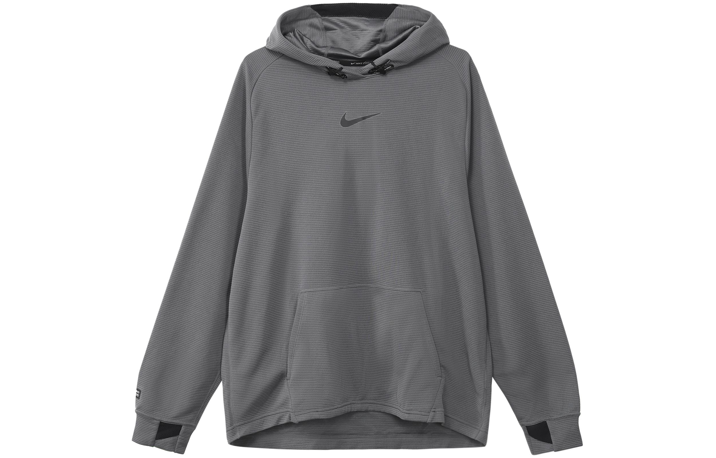 Nike Sweatshirts Men s Gray Hooded Moderate Regular DM5890-068 S