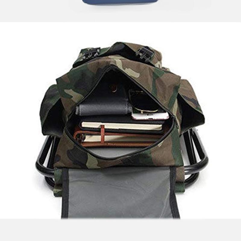 Leisure Outdoor Portable Hiking Backpacking Chair Foldable Fishing Stool