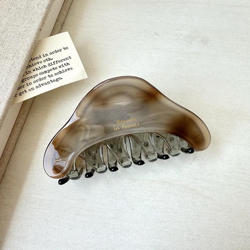 

Сладкая цветная ацетатная заколка для волос, женские темпераментные заколки, простая заколка-крокодил, аксессуары для волос