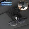Car Sunglasses Holder Leather Sun Visor Glasses Clip Key For Volkswagen VW Polo Golf 6 7 8 Jetta Passat Tiguan Touran T-ROC GTI Zl1