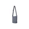 MLB 24FW New York Yankees NY Letter Logo Denim Vintage Faux Leather Bucket Bag Shoulder Crossbody Bag Regular Unisex Couple 3ABML054N-50BKS