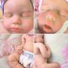 13inch Full Solid Silicone Doll Toy Loulou Flexible Elastic Super Soft Squish Silicone Lifelike Reborn Bebe Doll Toys