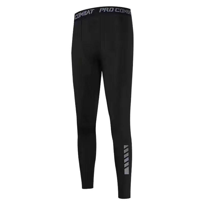 Men's Fleece-Lined Winter Leggings for Sports, Yoga, and Running - High-Elastic, Warm, and Ideal for Autumn/Winter Fitness.