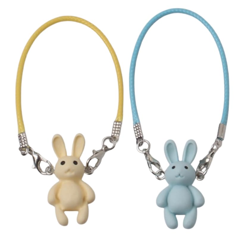 

[flowbloo] Plush Clothes Perfect for Lovebu Plush Toys - Plush Toy Accessories - Yellow & Light Blue Rabbit Plush Toy