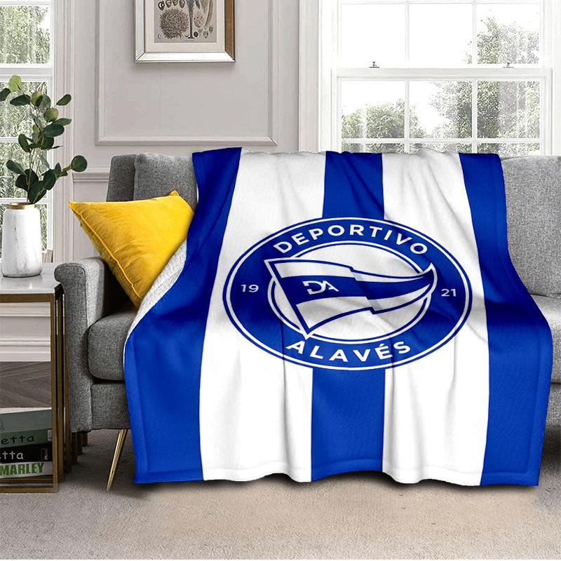 Deportivo FC Printed Throws Blanket Soft Flannel Blankets for Couch Bed Gifts for Men Women Picnic blanket Christmas gifts