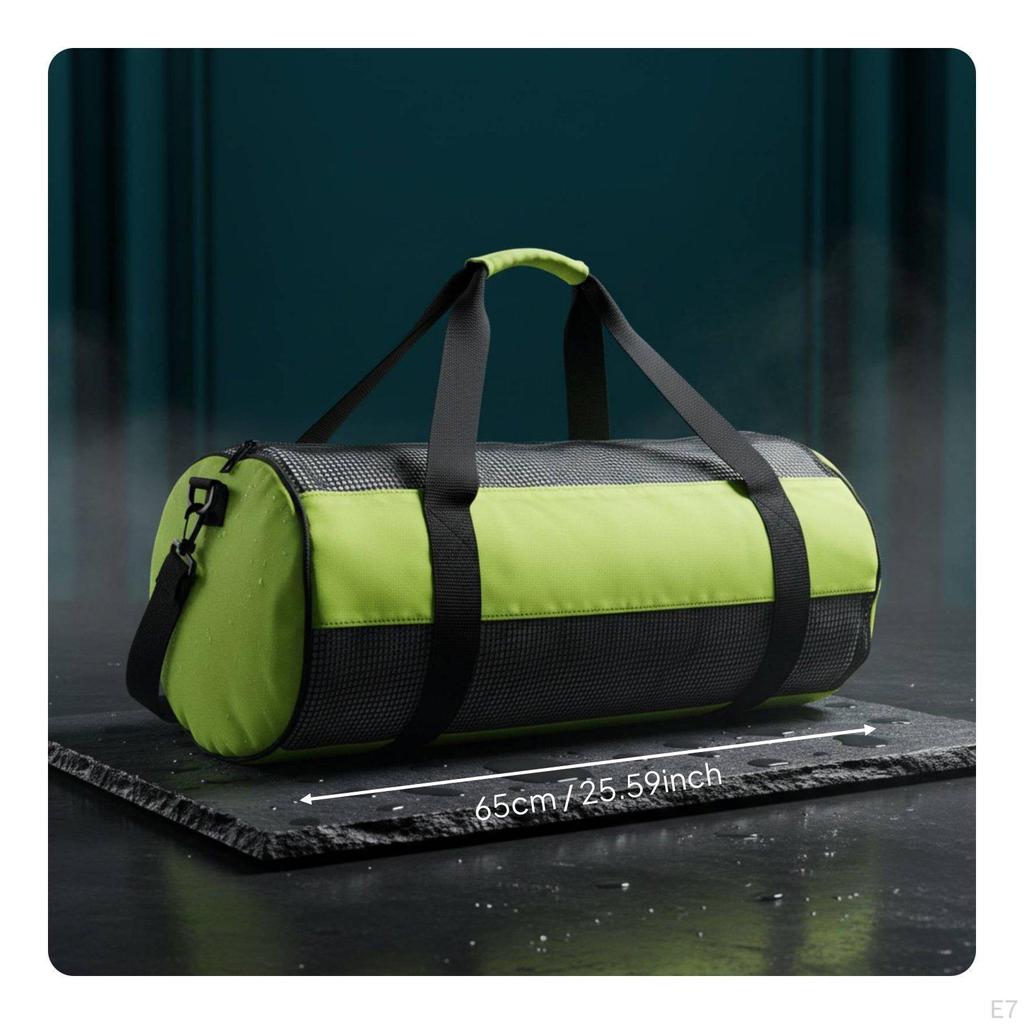 Scuba Gear Duffel Bag Detachable Shoulder Strap Mesh Dive Heavy Duty for