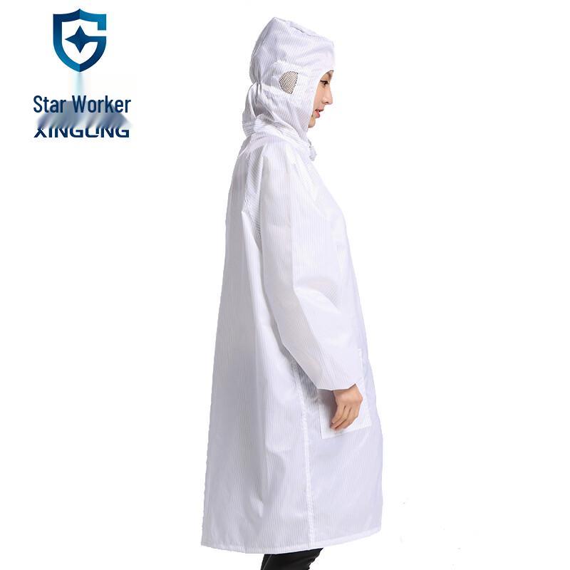 XINGGONG Anti-static Cleanroom Hooded Protective Suit XGJ-6