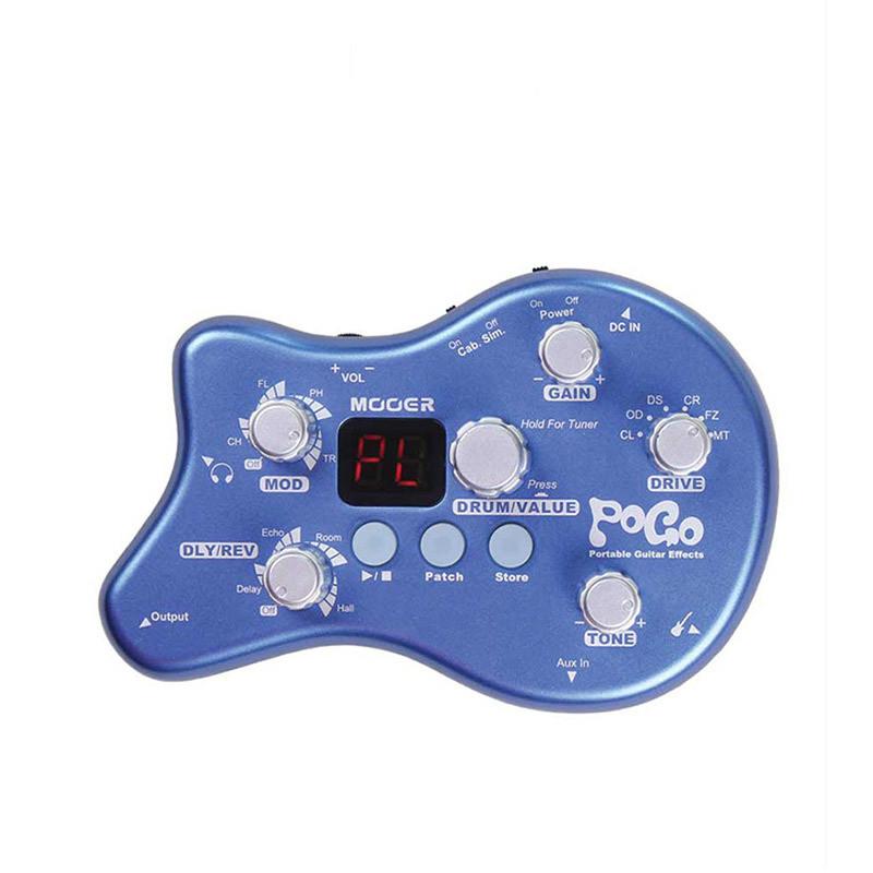 Buy Ammoon PockRock Portable Guitar Multieffects Processor Effect Pedal 15 Effect Types 40 Drum