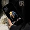 Music Band M-Megadeth Black Soft Phone Case For IPhone 16 15 14 13 11 12 17 Pro Max Mini Plus
