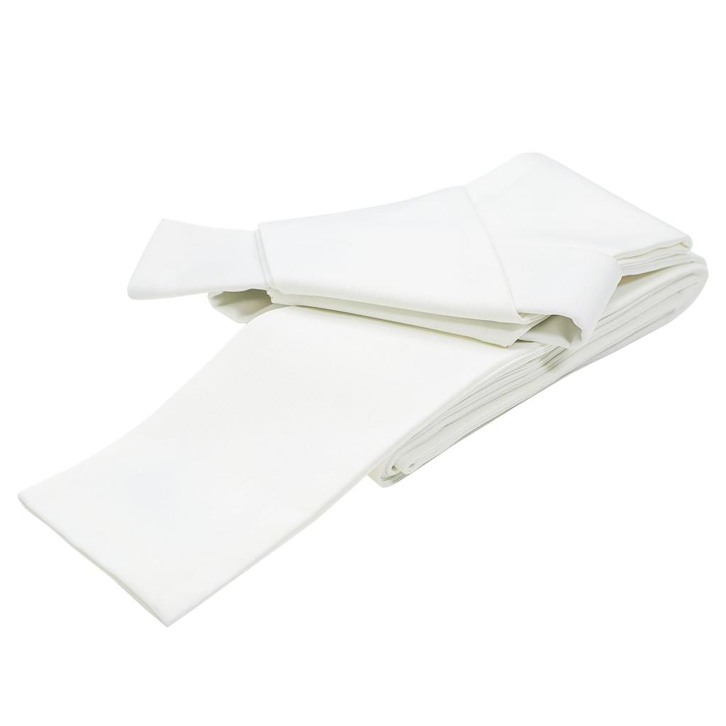 Plain Obi for Yukata and Kimono for Men [KYOETSU] One-touch (white)