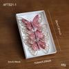 New Christmas decoration butterfly Christmas tree pendant glitter simulation butterfly scene atmosphere decoration butterfly