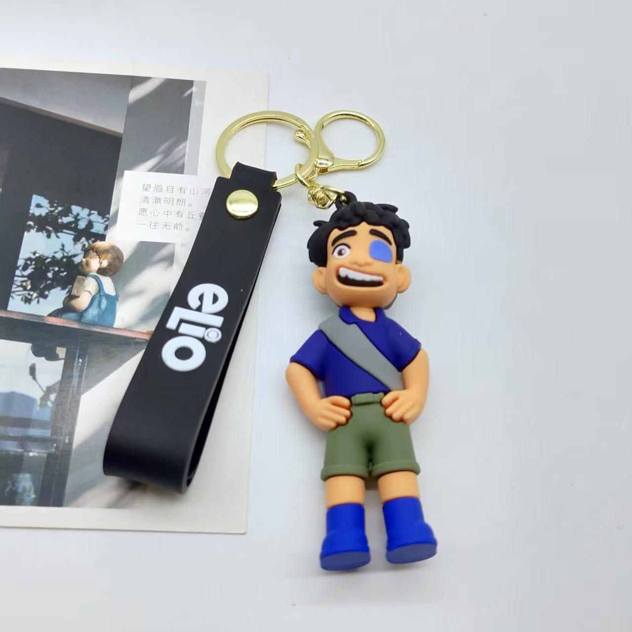 

Earth Commissioner Keychain Cartoon Doll Car Keychain Bag Pendant Accessories Small Gifts Wholesale Kawaii Cute Personalized Y2k