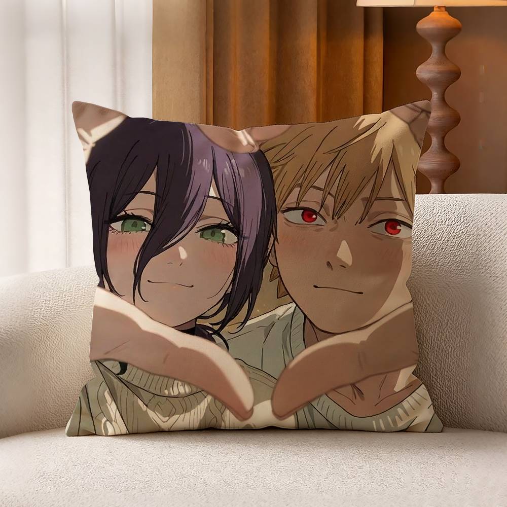 CChainsaw Man The Movie rReze Arc Pillow Case for Sofa Living Room Home office Decor Protective Cover