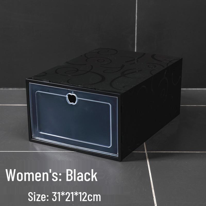 Прозрачный откидной ящик для хранения обуви | Пластиковый органайзер для обуви 31.5 x 21.5 x 12.5 cm