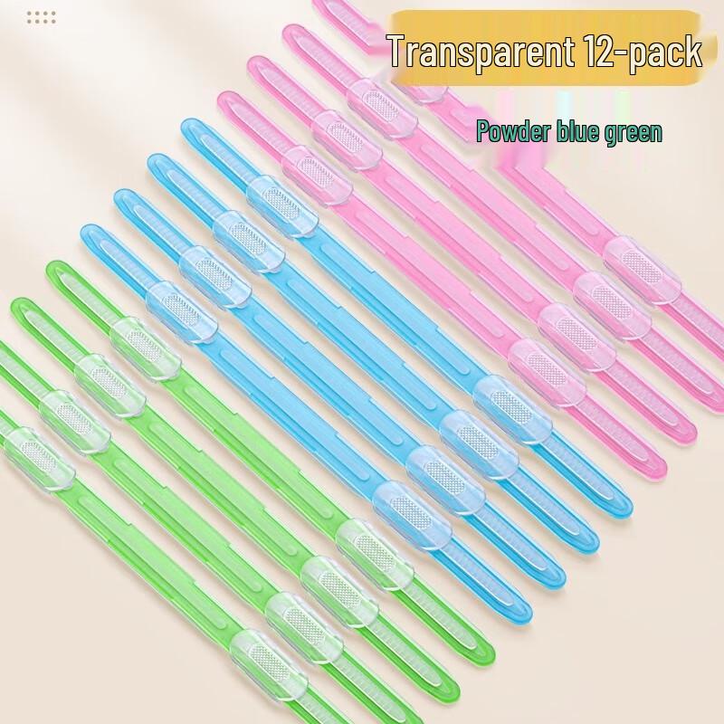 Flip Atom Two-Hole Paper Fastener Clips розовый/зеленый/синий