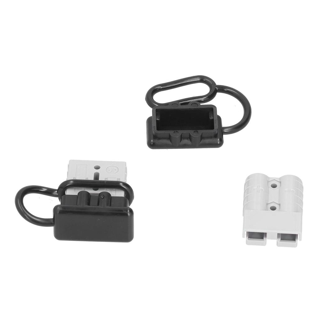 Battery Quick Connect Disconnect Electrical Plug for Recovery Winch with Handle 50A 12‑36VDCGrey