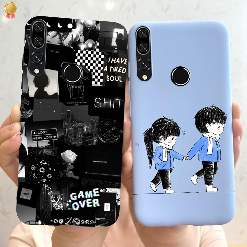For Honor 9X Pro RU Case Cute Cartoon Cool Black Pink Silicone Back Cover For Huawei Honor9X Honor 9X Pro 9XPro 4G Phone Case