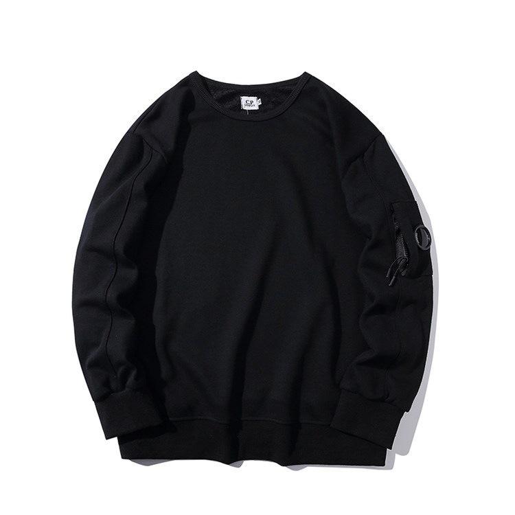 Jesień Zima Unisex Styl Parowy Okulary z Okrągłymi Soczewkami Bluza z Kapturem