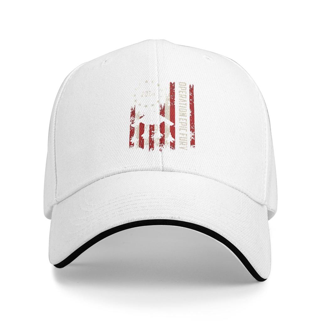 Operation Epics Fury Retro Style Baseball Cap Outdoor Sport Quality Trucker Hat Unisex Streetwear Custom Logo Baseball Caps