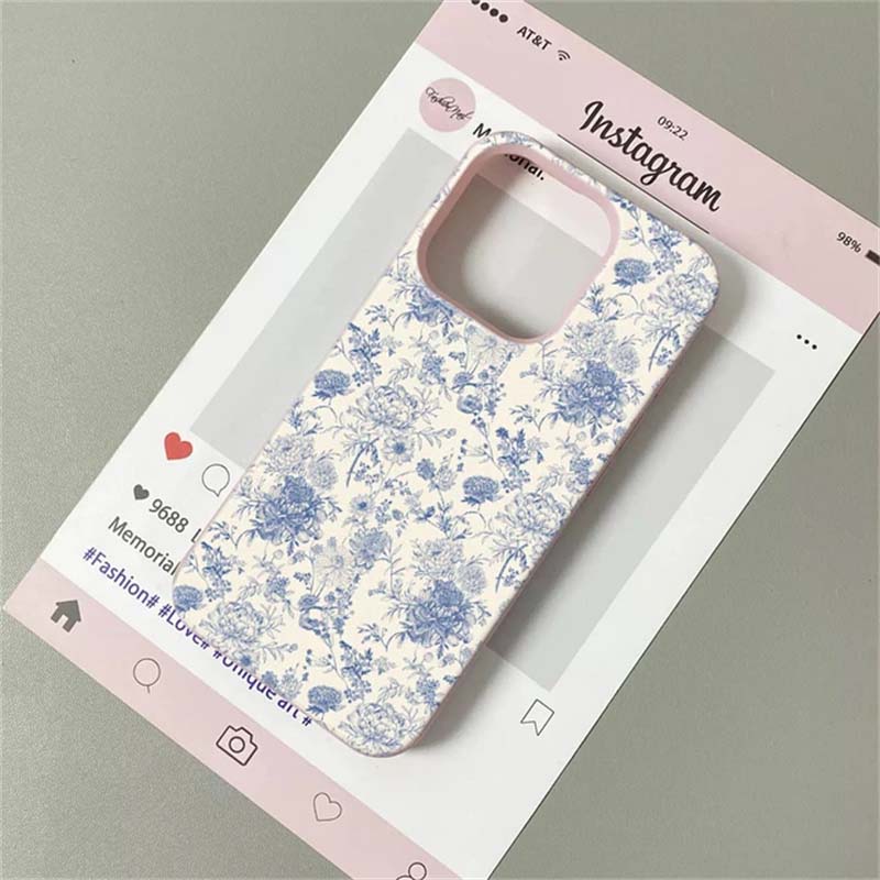 Flower Phone Case For iPhone 17 Pro Max Case iPhone 16 14 13 15 11 12 17 Pro Max Plus 16e Shockproof Soft Leather Cute Cover