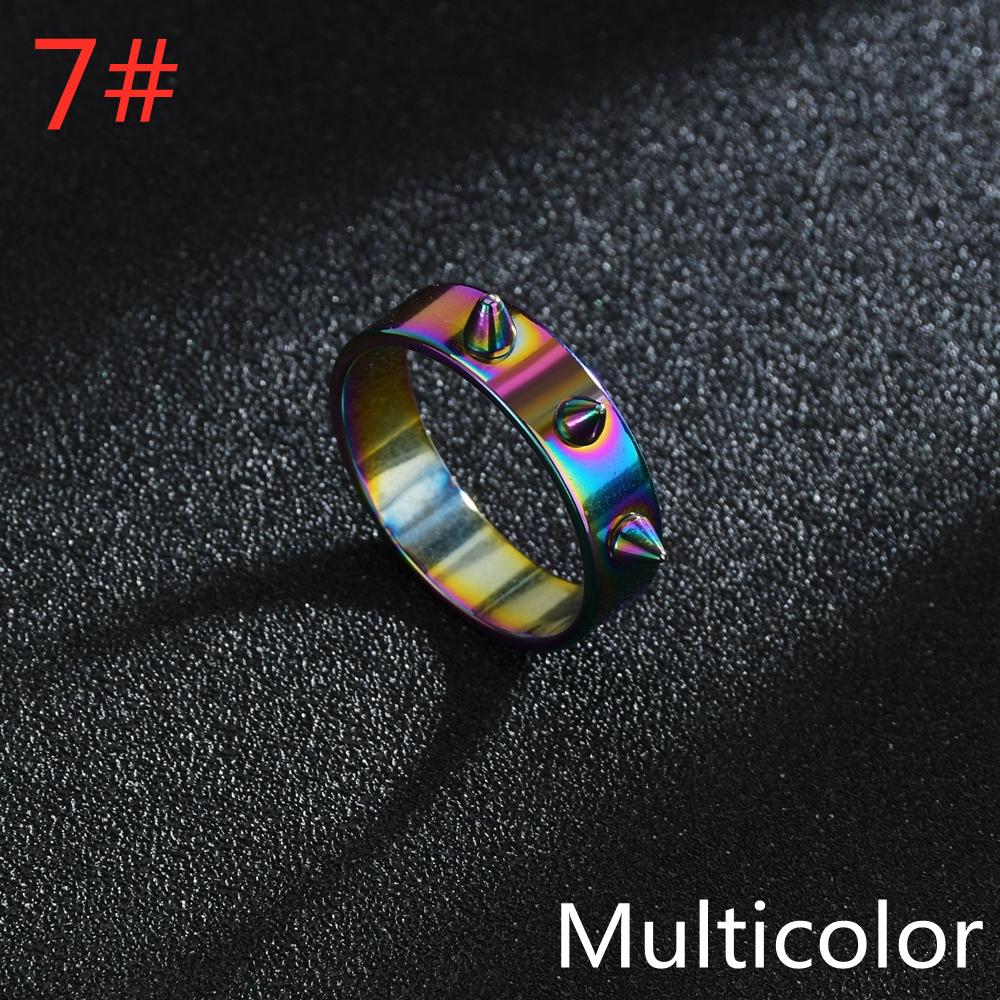 Schmuck Hip Hop Biker Rock Nieten Punk Ringe Herrenringe Edelstahl