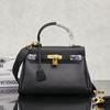 Hermès Kelly 28 Gold Togo Leder Retourne Tasche 28cm