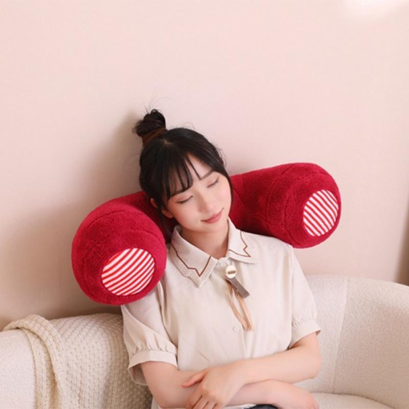 Plush Phone Throw Pillow Funny Telephone Doll Toy Sleep Pillow Christmas Decors for Bedroom Sofa Birthday Gift for Kid