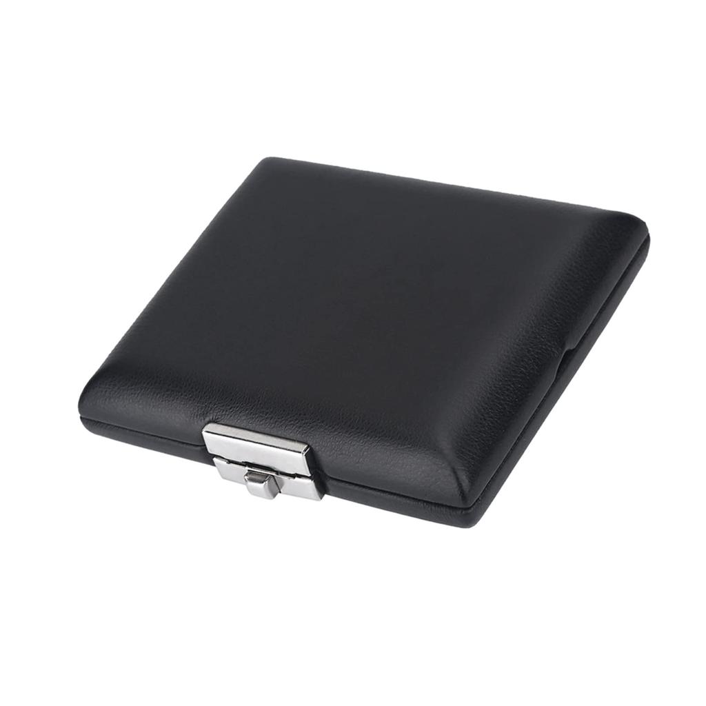 Akozon PU Leather Ver. Black Bassoon Reed Box Case with Throttle and 3 Reeds