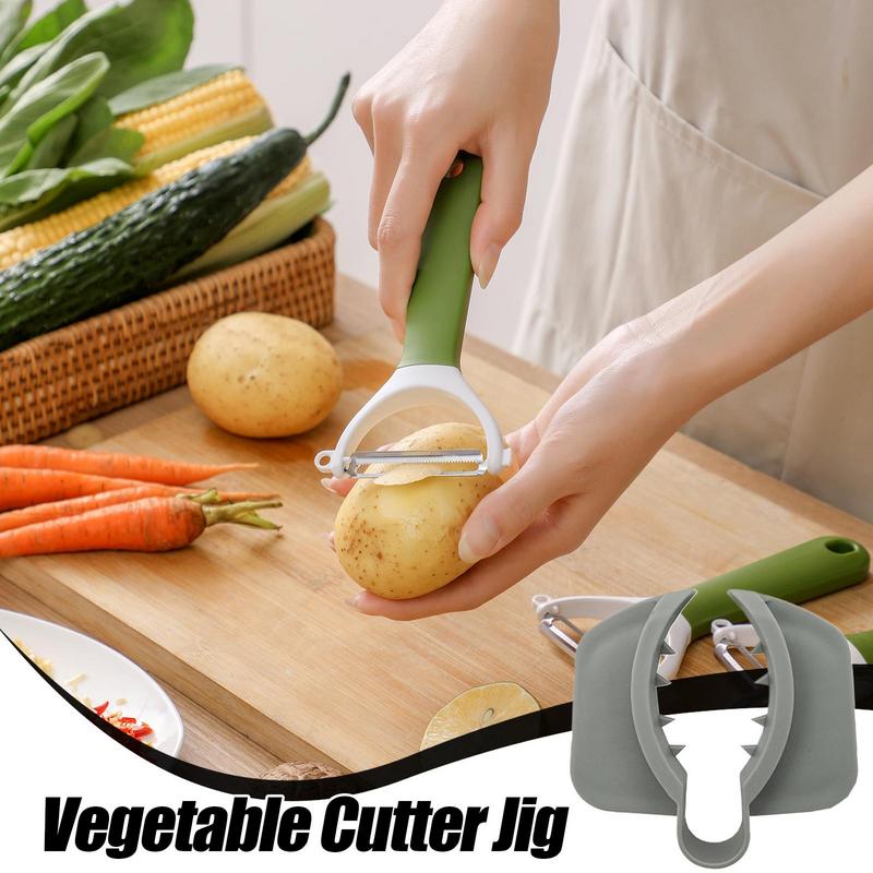 Safety Hand Guard Vegetable Cutter Clamp Non-slip Avoid Accidental Scratches Kitchen Accessory for Cutting Food Preparation