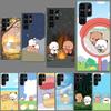 Cute BuBu DuDu Phone Case For Samsung Galaxy S24 S23 S21 S20 FE S22 S26 Ultra S25 Edge S10 Plus Cover Clear TPU Capa Shell Coque