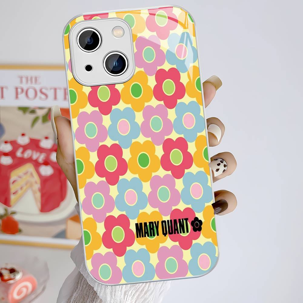 

Fashion M-Mary Q-Quant Tempered Glass For Iphone 14 13 12 11 Pro Mini XS MAX 14Plus X XS XR Fundas iphone 12 pro